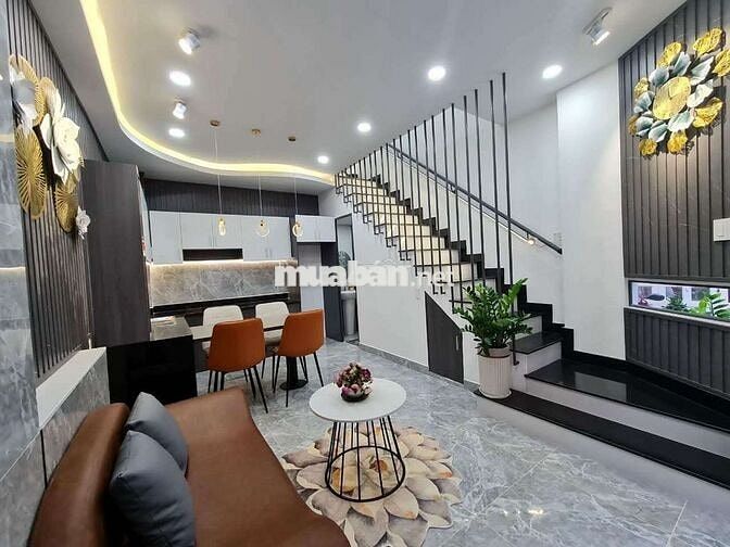 Nhà 3 tầng sát mặt tiền đường số 27 Phường 6 quận Gò Vấp không lộ giới