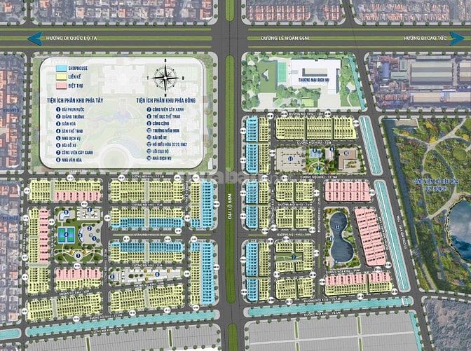 Đất nền sổ đỏ lâu dài KĐT Tân Thanh Elite City cạnh đường 68m