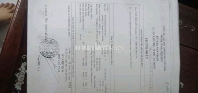 Bán nhà hẻm ô tô – 23/43 Nguyễn Hữu Tiến, Tây Thạnh, Tân Phú