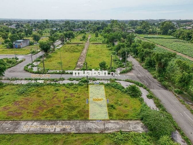 Bán lô tái định cư Sonadezi Suối Nghệ, Châu Đức, đường D18