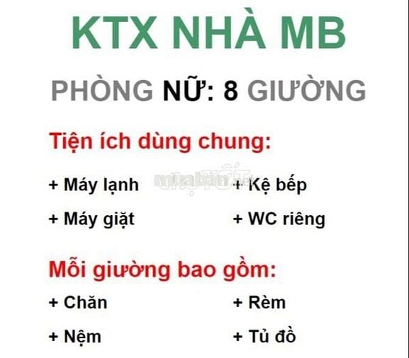 KTX SINH VIÊN CAO CẤP GẦN IUH - VLU