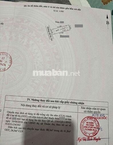 Đất gần vòng Xoay An Phú phường An Phú Tp Thuận An