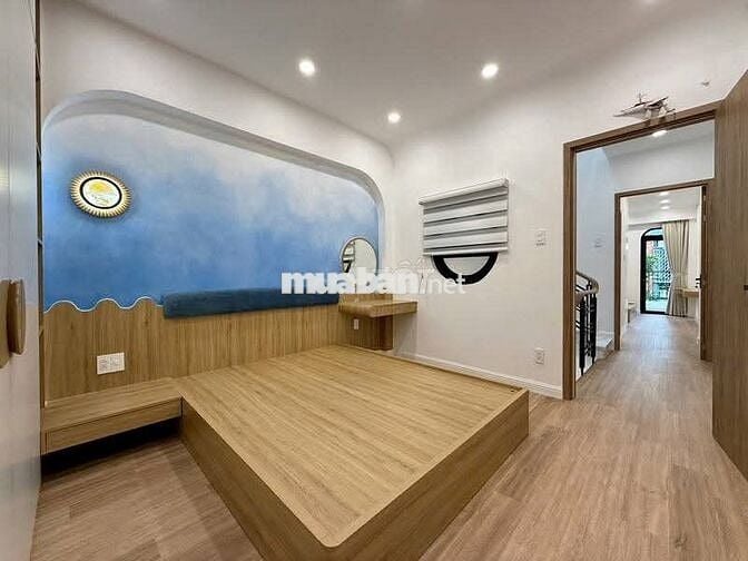NHÀ ĐẸP MỚI XÂY, SÁT CHỢ TÂN HƯƠNG, HẺM XE HƠI NGUYỄN SÚY, 60M2, 3T.