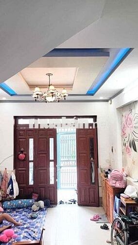 NHÀ Ở NGAY, 68M2 (4x17.3), HẺM XE TẢI,  TÂN ĐÔNG HIỆP, 4 ĐỒNG x