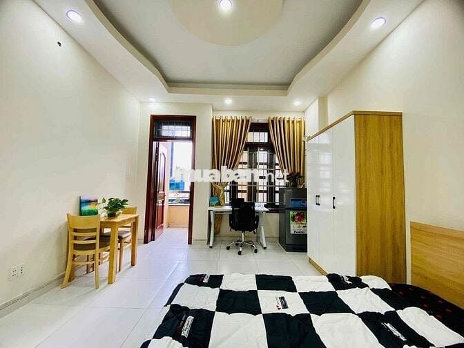 1 PHÒNG NGỦ TÁCH BẾP BAN CÔNG - FULL NỘI THẤT GẦN ETOWN