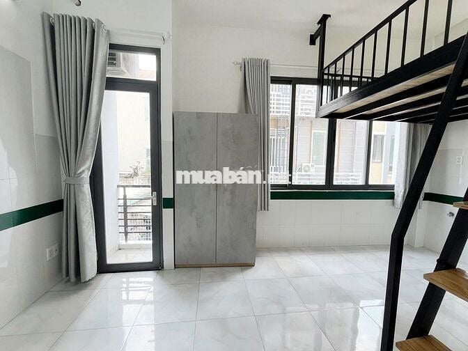 CHO THUÊ CĂN HỘ GÁC LỬNG CÓ BALCONY NGAY TRUNG TÂM BÌNH THẠNH