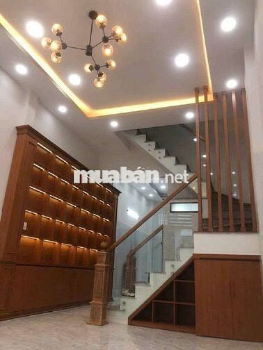 NHÀ 4 TẦNG ĐẸP —ĐƯỜNG SỐ 8 PHƯỜNG BÌNH HƯNG HÒA B  (4m x 17m)