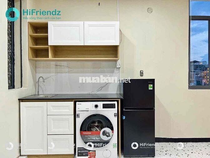 CĂN HỘ STUDIO BANCOL FULL NỘI THẤP GIÁP QUẬN 1 TÂN DỊNH 400m