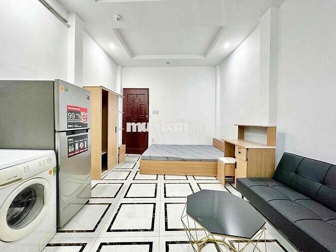 ✅STUDIO FULL NT, CÓ MÁY GIẶT RIÊNG - THANG MÁY, GẦN BỜ KÈ TRƯỜNG SA Q3