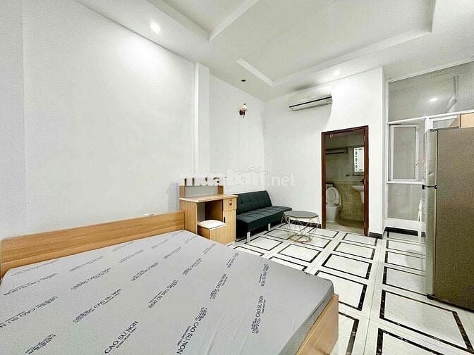 ✅STUDIO FULL NT, CÓ MÁY GIẶT RIÊNG - THANG MÁY, GẦN BỜ KÈ TRƯỜNG SA Q3