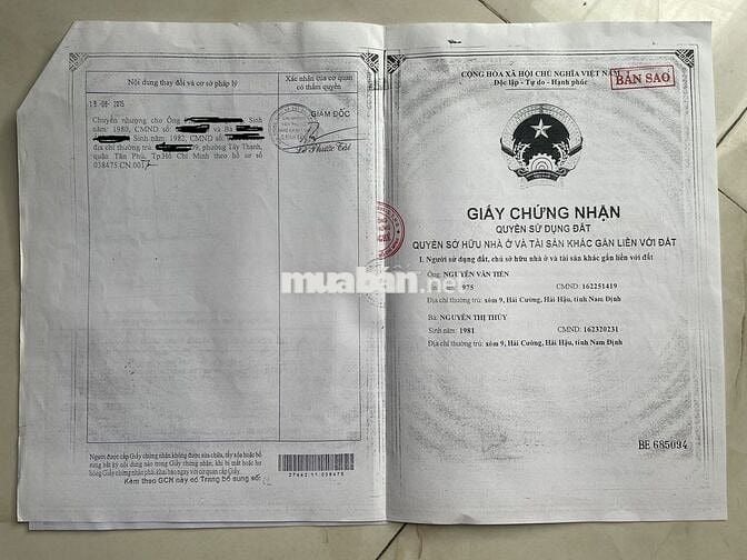 [CHÍNH CHỦ] NHÀ MẶT TIỀN 330/56 LÊ ĐỨC ANH, BÌNH TÂN, DT 80m2(4x20)