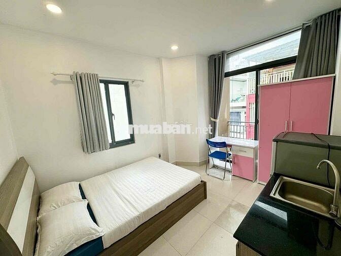 CHO THUÊ STUDIO FULL NỘI THẤT CÓ BAN CÔNG NGAY ĐẠI HỌC MATRKETING