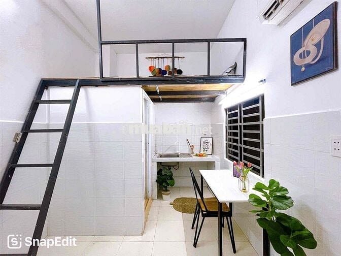 Phòng Trọ Có Gác Sẵn Máy Lạnh,Tủ Đồ Cách ĐH Văn Hiến 5-7P Đi Xe