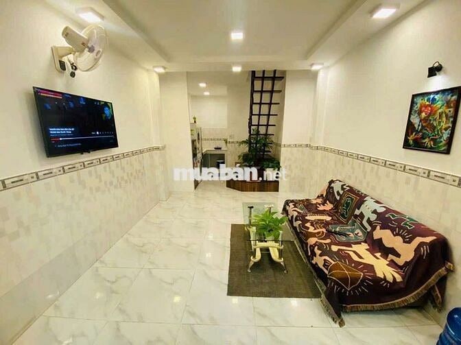 Nhà Full Nội Thất 1 Trệt 1 Lầu 2PN Hẻm Đường Số Tân Quy