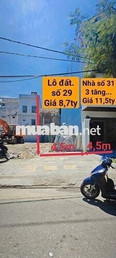 Bán nhà đẹp full nội thất kẹp lô đất  bên  sát biển Mt  Hồ Tùng Mậu,