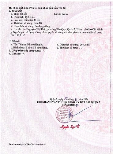 BÁN NHÀ GÓC 2 MẶT TIỀN : 432 NGUYỄN THỊ THẬP - P. TÂN QUY - Q. 7 - HCM