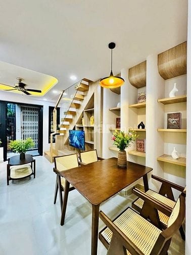 NHÀ 1 TẦNG MỚI XÂY 100%, ĐẸP LUNG LINH–BÌNH TÂN FULL NỘI THẤT XỊN XÒ!