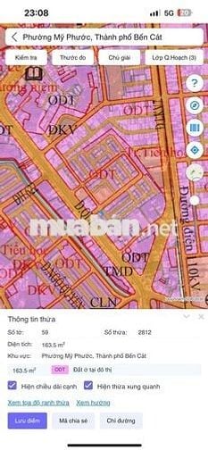 Lô Góc 2 mặt tiền KĐT Mỹ Phước- Bến Cát (cũ) - TP HCM