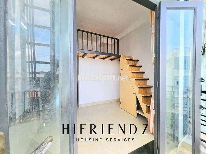 Căn hộ mới xây, đầy đủ nội thất, ban công, thang máy, gần ĐH Văn Hiến