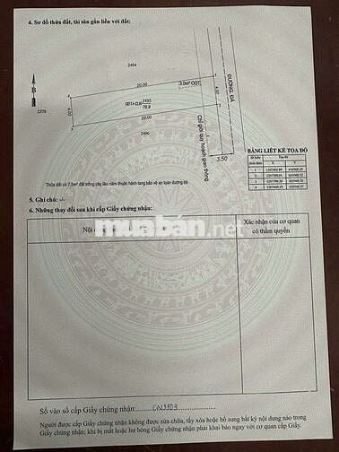 Đất gần ngã ba Cây Điệp phường Tân Đông Hiệp Tp Dĩ An