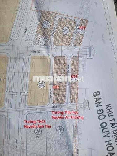 KHU DÂN CƯ PHÂN LÔ 38HA MẶT TIỀN ĐƯỜNG DƯƠNG THỊ GIANG- 100M2-