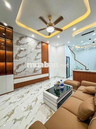 NHÀ TRỆT LẦU KIẾN TRÚC HIỆN ĐẠI MỚI HOÀN THIỆN - TẶNG FULL NỘI THẤT