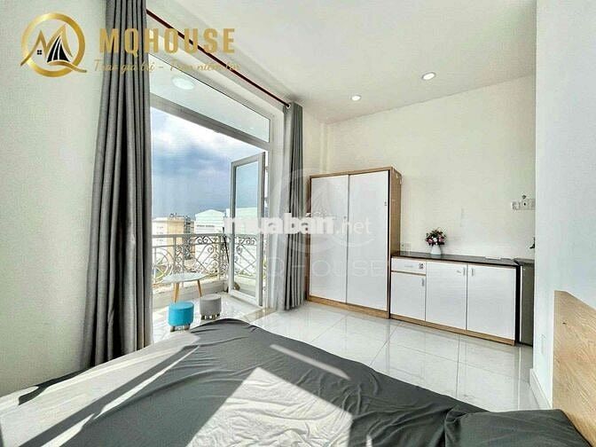 Căn Hộ Studio Ban Công View Emart Phan Văn Trị Đẹp Lung Linh