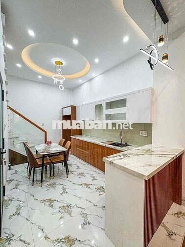 NHÀ TRỆT LẦU KIẾN TRÚC HIỆN ĐẠI MỚI HOÀN THIỆN - TẶNG FULL NỘI THẤT