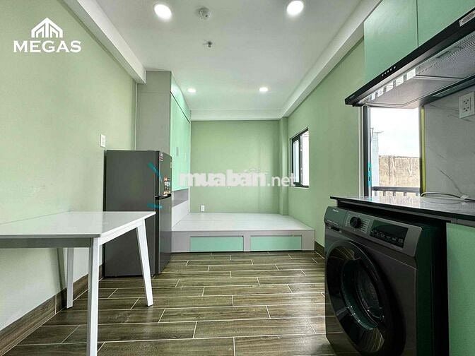 CHO THUÊ CĂN STUDIO MỚI XÂY, NỘI THẤT MỚI 100% ( CÓ MÁY GIẶT RIÊNG).
