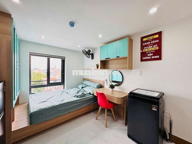 🍀HT Căn Hộ Studio Cao Cấp kế bên đại học Văn Lang cs2.3, giáp Q.BTh