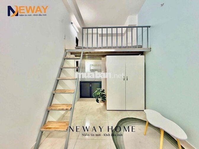 PHÒNG TRỌ GIÁ RẺ GÁC CAO FULL NỘI THẤT MỚI XÂY 100% SIÊU ĐẸP-THANG MÁY