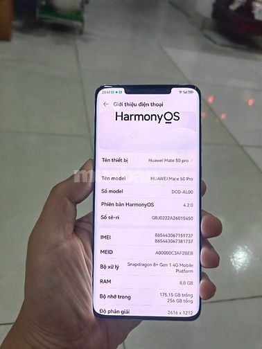 Huawei mate 50 pro 8/256gb likenew 98%