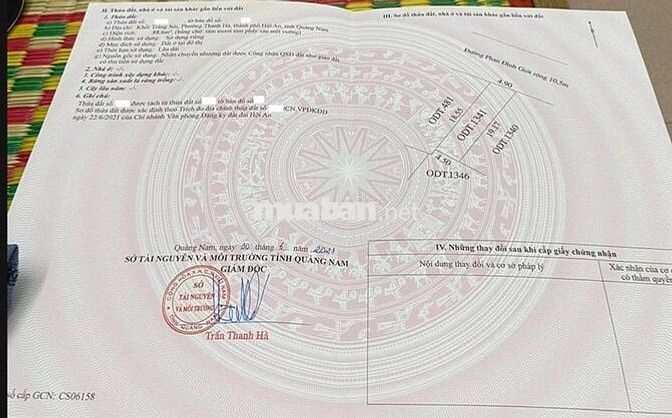 Đất mặt tiền Phan Đình Giót, Thanh Hà Hội An |89m² |Chính chủ | 2,8 tỷ