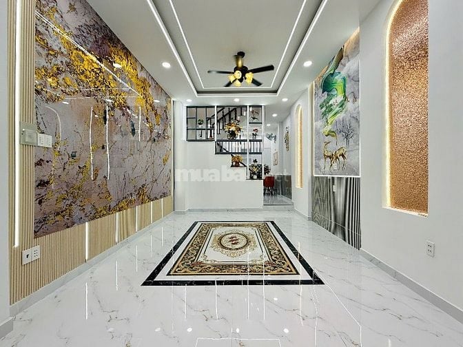 ⭐️Nhà 4 Lầu tuyệt đẹp Cao cấp xe hơi để trong nhà Đường Số 51, P14, Q.