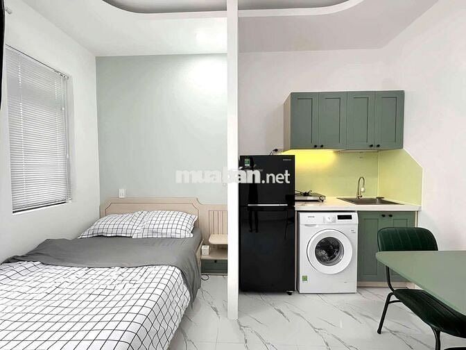 ✨STUDIO BAN CÔNG QUẬN 10 FULL NỘI THẤT MÁY GIẶT RIÊNG ✨