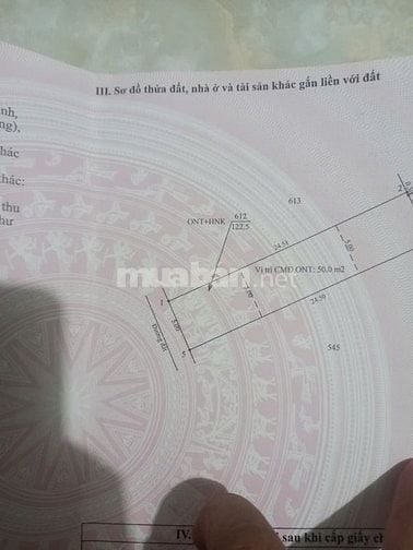 125m2 có thổ cư. Đất Phước Đông. Ngay KCN 3200ha. 490tr TL