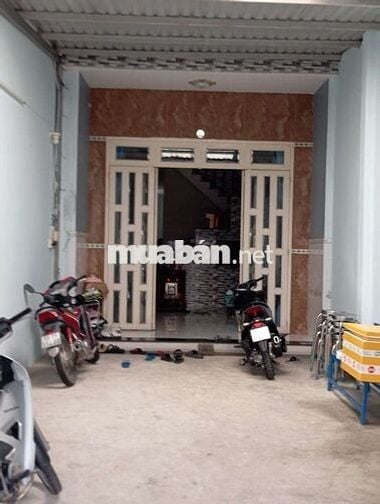 Bán nhà mặt tiền đường nhựa 8 m sổ hồng riêng Đông thạnh Hóc môn