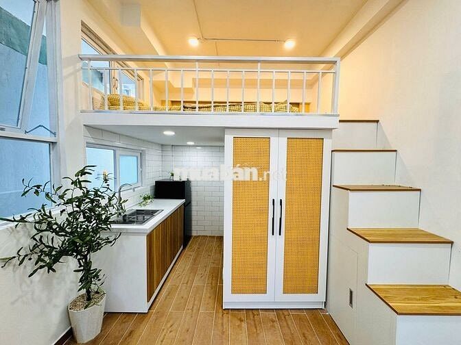 CĂN HỘ CỬA SỔ HÀNH LANG DUPLEX CỬA SỔ TRỜI FULL NỘI THẤT