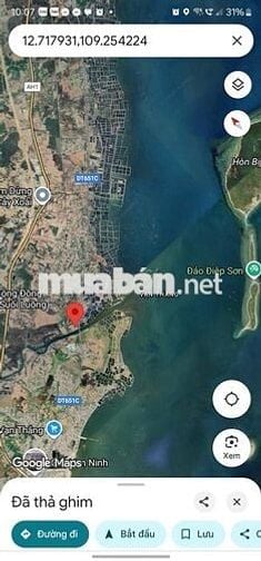 Gấp ! Chưa đến 9tr/m2 mặt đường biển Nguyễn Huệ,Vạn Thắng -Khánh Hòa