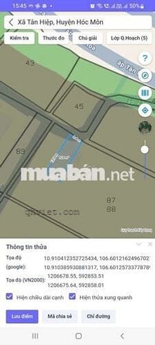 Bán đất fo 2,85ty  chưa qua kinh doanh ,5x20=125m 1/ tỉnh lô 15