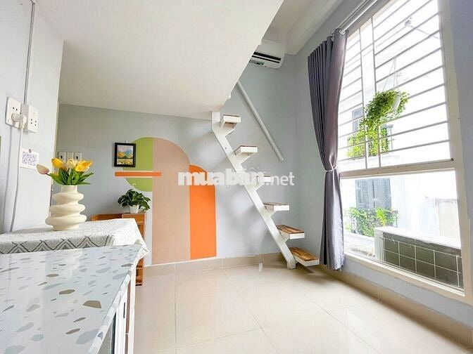 🎉 PHÒNG ĐẸP SÁT VLU, IUH – GÁC RỘNG, CỬA SỔ TRỜI – FULL TIỆN NGHI 🎉