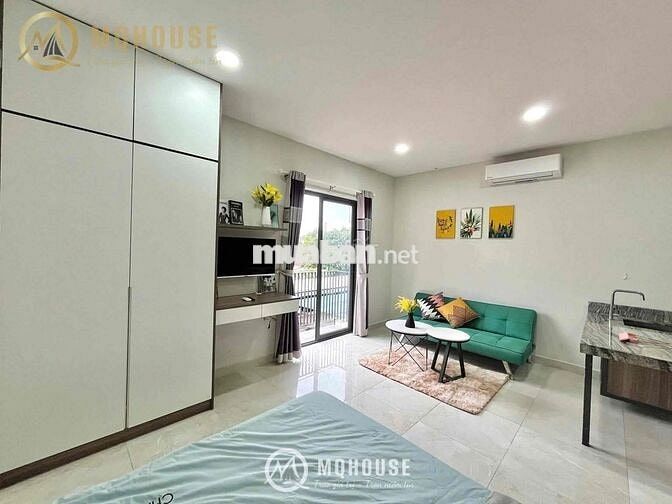 🐬CĂN HỘ STUDIO BAN CÔNG CÓ ĐẢO BẾP - SIÊU THOÁNG NGAY KHU SÂN BAY 🐬