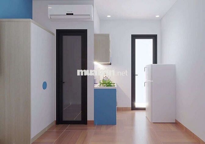 Cho Thuê 1PN Ban Công ,Đường Nguyễn Gia Trí Gần Đại Học FTU UTH
