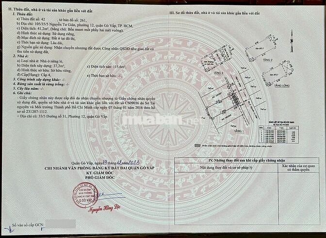 Nhà hẻm nội bộ 105 Nguyễn Tư Giản