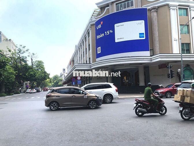 Tràng Tiền ,Hoàn Kiếm 65 Tỷ tổng sàn 110m2 cho thuê 120tr/ tháng