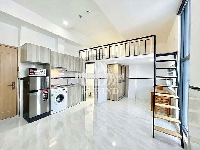 Cho Thuê Căn Hộ Gác Cửa Sổ ở Bạch Đằng gần ĐH Ngoại Thương Bình Thạnh