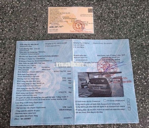 Inova 2007 lên full G, chính chủ