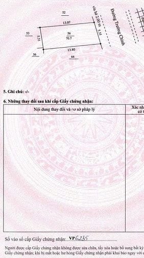 Đất mặt tiền trường chinh chính chủ 