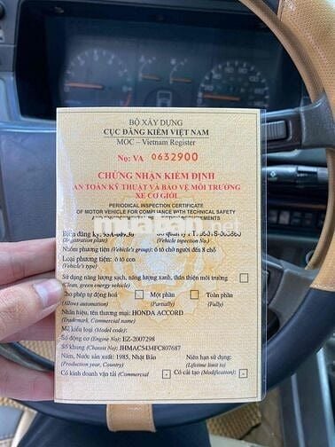 Honda Accord 1985 máy số chất.