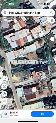 💥CHÍNH CHỦ CẦN BÁN LÔ ĐẤT 187m2 - Kiệt 5m5 Lưu Quang vũ. Giá 18,5tr/m2